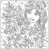 Coloring Spring Fairy Nicole Pages Florian Created Tuesday sketch template