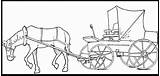 Meios Transportes Carriage sketch template