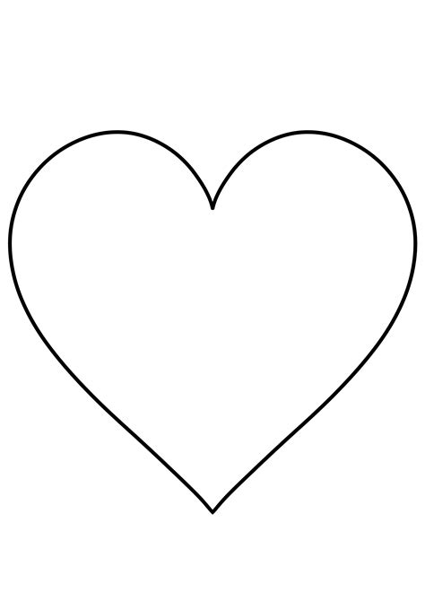 printable heart template cut outs laptrinhx news heart