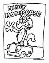Mongoose Coloring Pages Colormegood Animals sketch template