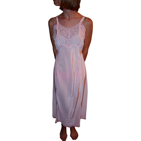 Vintage 1940 Miss Swank Full Slip Pink Bur Mil Ny Ron New Nwt Nos Size