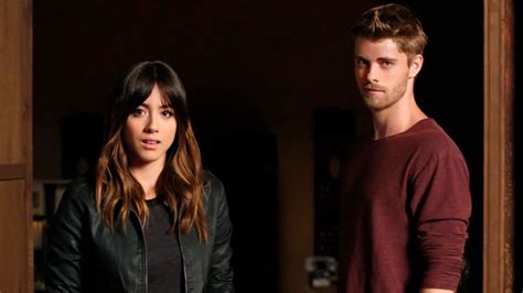agents of shield chloe bennet and luke mitchell on inhuman disagreements sex and pikachu