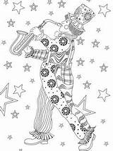 Pierrot Musique Carnival Ausmalbilder sketch template