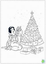 Christmas Princess Coloring Pages Disney Colouring Snow Popular Library Clipart sketch template
