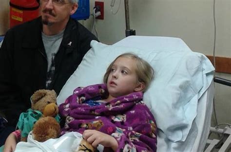 8 year old girl battling breast cancer recovering from surgery aol news