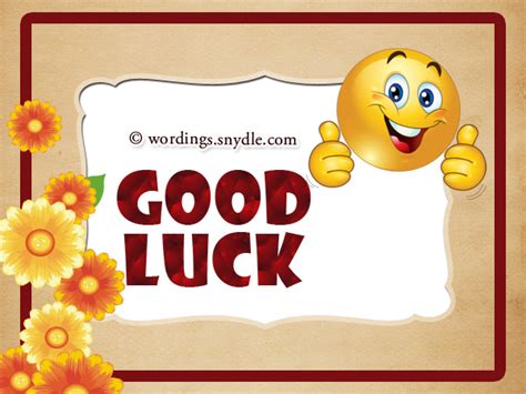 Good Luck Messages And Wishes Wordings And Messages