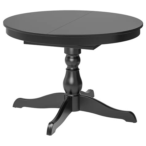 ingatorp extendable table black ikea