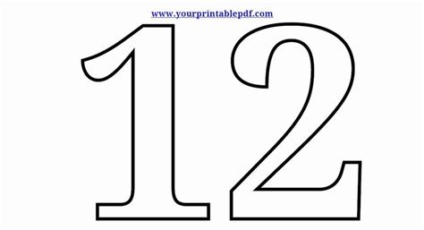 number  coloring pages lovely  number  cliparts