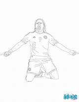 Falcao Radamel Coloring Pages Hellokids Soccer Players Color Do Draw Print sketch template
