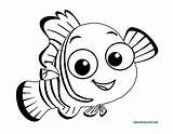 Coloring Nemo Pages Pixar Finding Disney Book sketch template