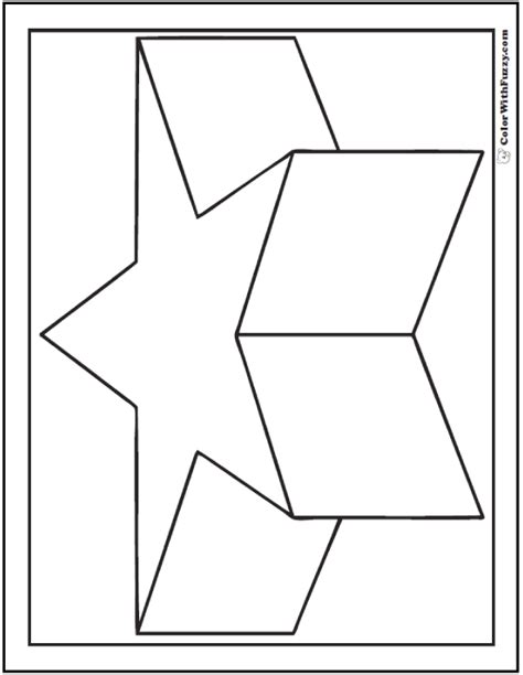shape coloring pages color squares circles triangles