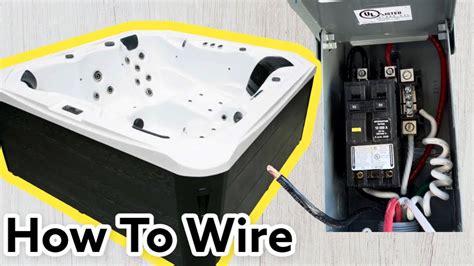 wire  hot tub spa  amp diy electrical wiring   wire  correctly
