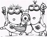 Coloring Minions Pages Popular Fun Most Coloringpagesfortoddlers Minion Cute Source Book sketch template