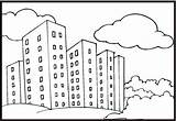 Neighborhood Coloring Pages Kids sketch template