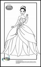 Princess Coloring Disney Pages Tiana Sheets Frog Kids Teamcolors Books Ministerofbeans Visit Colors sketch template