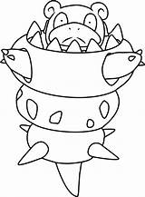 Mega Slowbro Coloring Pokemon Pages Printable Dewott Color Getcolorings Description Print sketch template