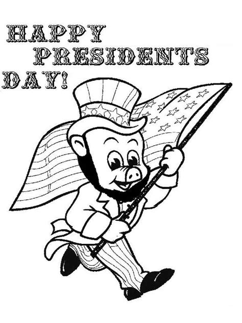 presidents day coloring pages  printable presidents day coloring