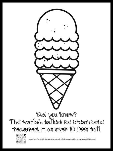 scoops ice cream cone coloring page ice cream cone ice