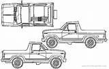 Ford Bronco 1980 Coloring Pages Trucks Choose Board sketch template