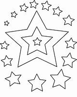 Coloring Star Pages Preschoolers Printable Popular Kids sketch template