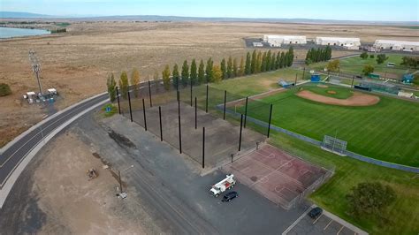 golf range netting uav drone enclosure  big bend community college youtube