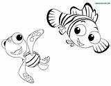 Nemo Squirt Coloring Finding Pages Crush Kids Turtle Drawing Color Disneyclips Print Getdrawings sketch template
