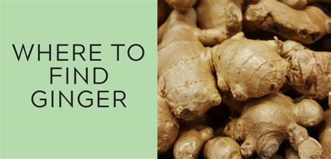 Where To Find Ginger In The Grocery Store Check These Aisles