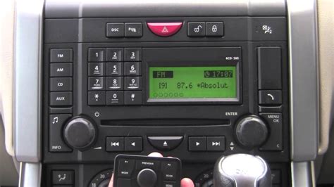 dabmotion digital radio interface retro fitted   original stereo   range rover sport