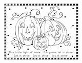 Coloring Pages Kids Halloween Printable Activities Pumpkin Color Christian Crafts Book Kid sketch template