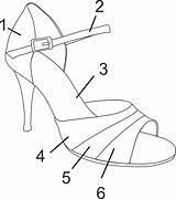 Shoes Dance Drawing Getdrawings sketch template