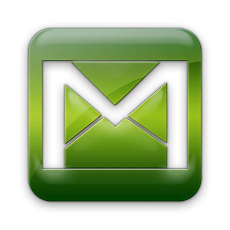 gmail logo square webtreatsetc icons  icons  green jelly social