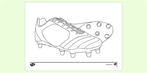 football shoes boots colouring colouring sheets