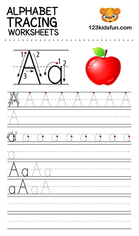 alphabet tracing worksheets   ideas