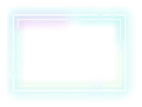 neon frame transparent background