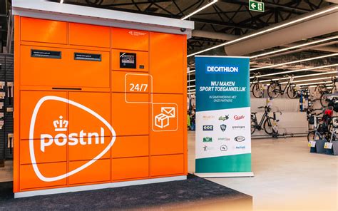 eerste pakketautomaat van postnl van noord nederland op sontplein  groningen dagblad van het