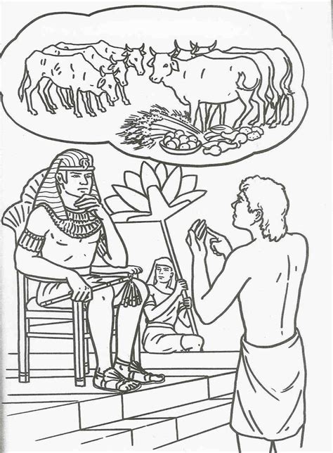 story  joseph coloring pages coloring home