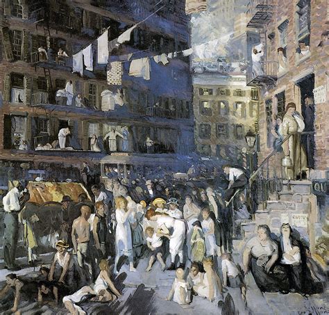 cliff dwellers  york city photograph  george wesley bellows fine