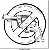 Gun Barewalls Doodle Guns sketch template