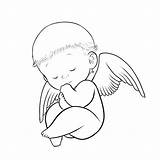 Angel Baby Drawing Drawings Deviantart sketch template