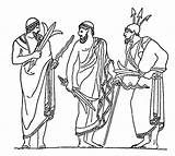 Mythology Goddesses Zeus Pileus Grieken Plis Goden Romeinen Bestaan Greeks Dhe Saj Triadic Hades sketch template