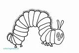 Caterpillar Hungry Coloring Very Pages Printables Butterfly Drawing Cocoon Template Getdrawings Getcolorings Printable Color sketch template