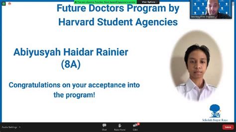 viral  medsos siswa bogor kelas  diterima belajar medis  harvard
