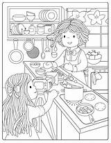 Cooking Colouring Coloring Pages Bamboletta Kids Show Color Choose Board sketch template