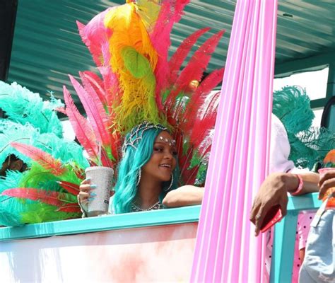 rihanna at a carnival in barbados 18 gotceleb