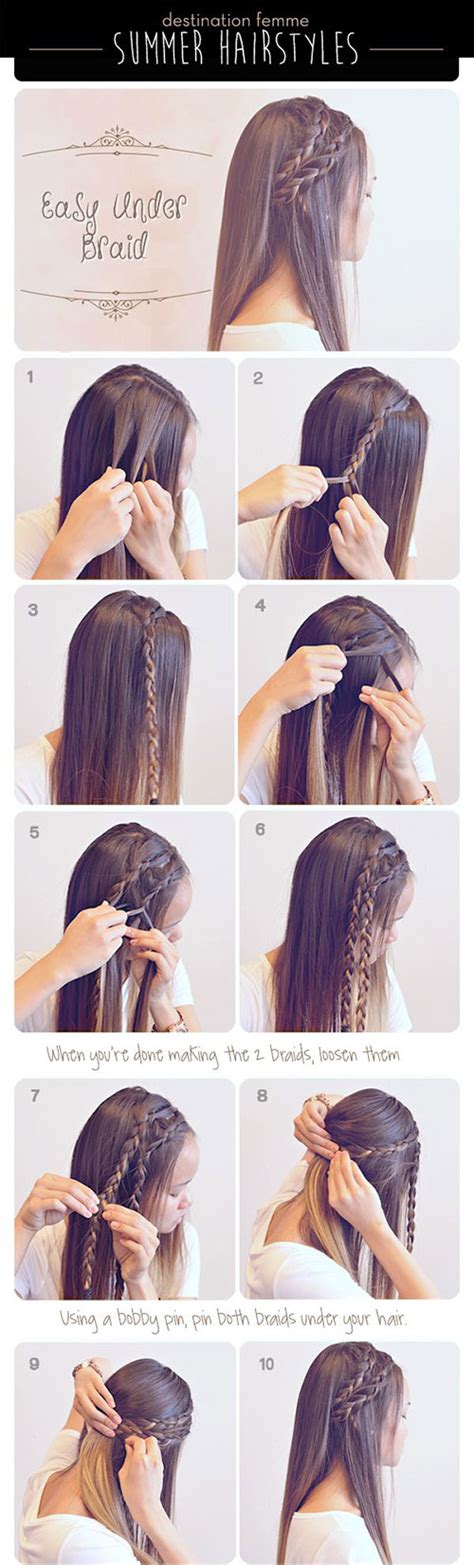 step  step summer hairstyle tutorials  beginners learners