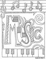Coloring Pages Music Printable Colouring Library Clipart sketch template