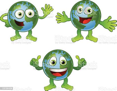 globe world cartoon character stock illustration download image now