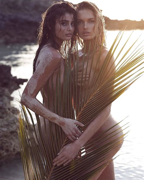 taylor hill with romee strijd grossman promo 3 pics