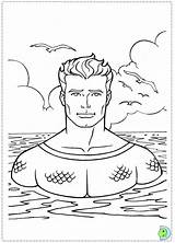 Coloring Aquaman Pages Dinokids Print Close Colorpages Books sketch template