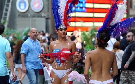 times square s topless women should be regulated mayor says the new